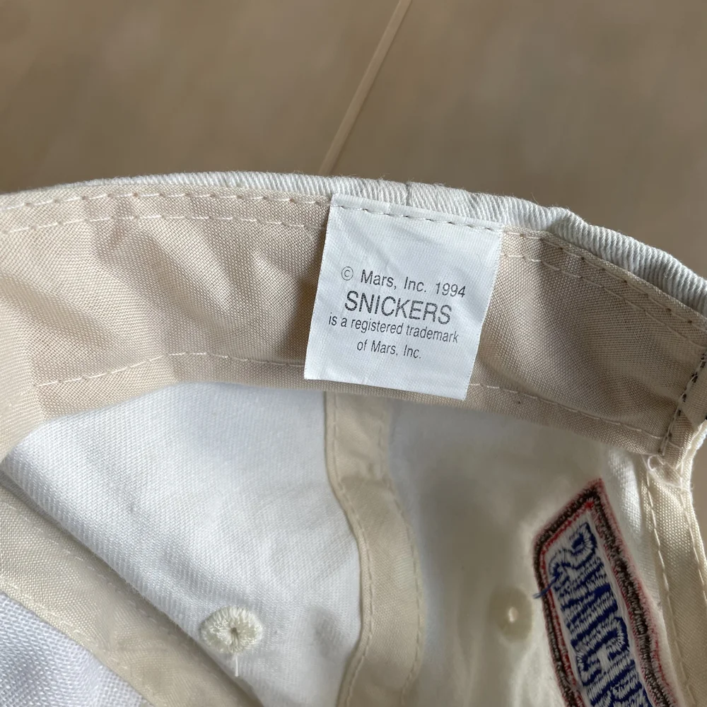 Vintage Rare 1994 90s‎ Embroidered Soccer Snickers Mars Baseball Cap Hat